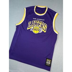 Los Angeles Lakers Purple Basketball Jersey Large NBA Licensed Polyester